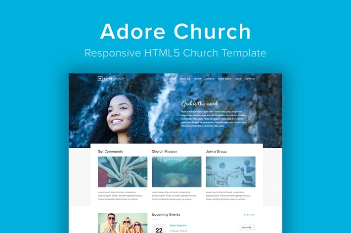 Adore Church - Responsive HTML5 Template