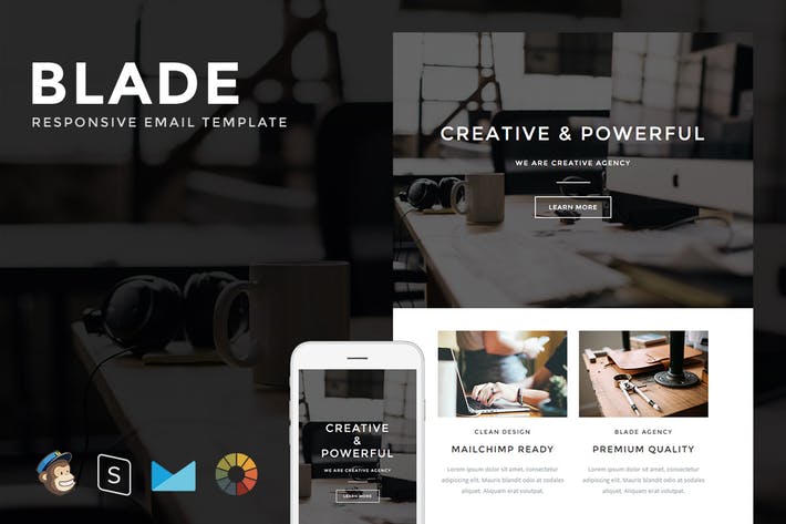 Blade - Responsive Email + StampReady Builder