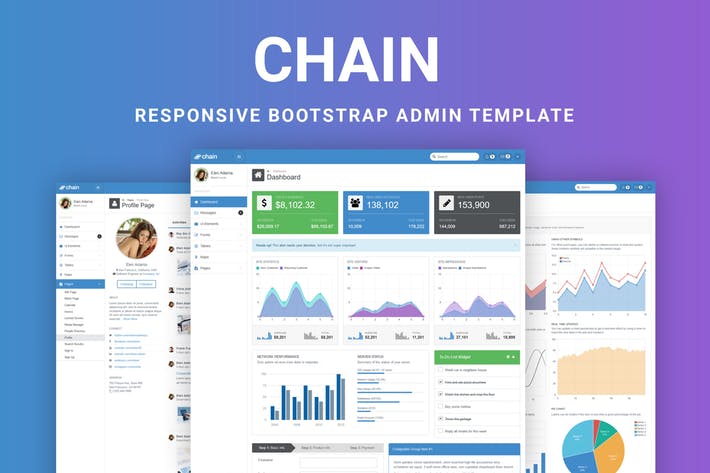Chain Responsive Bootstrap Admin Template