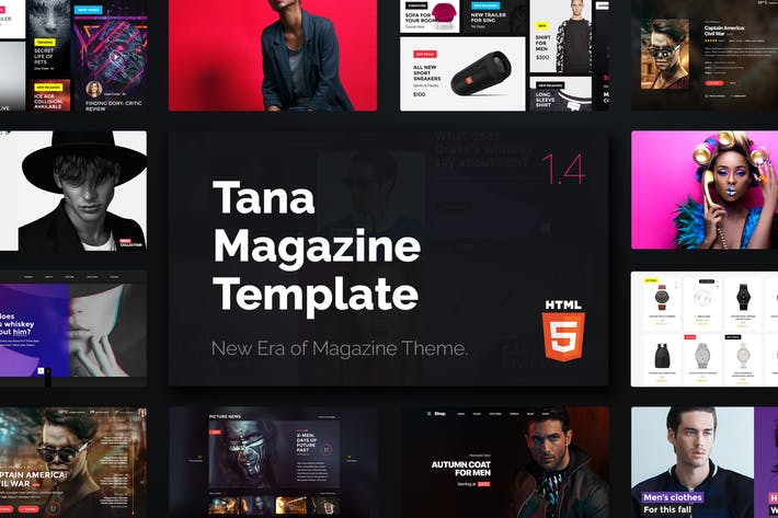 Magazine Tana - News Music Movie Blog Fashion HTML