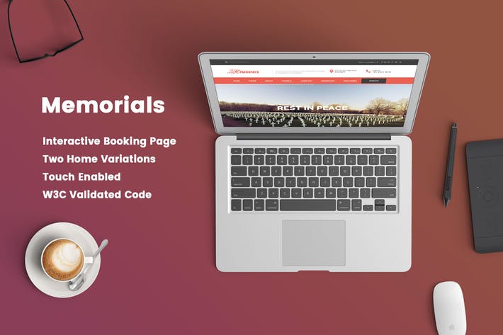 Memorials - Funeral & Cemeteries HTML5 Template