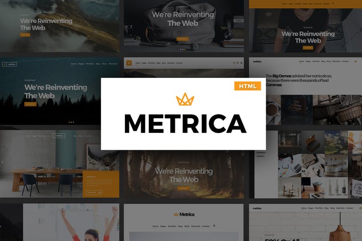 Metrica - Multipurpose HTML Template