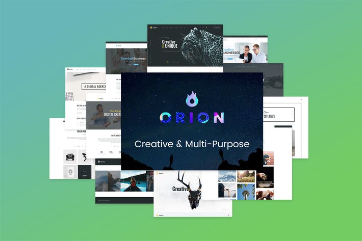 Orion | Creative Multi-Purpose PSD Template