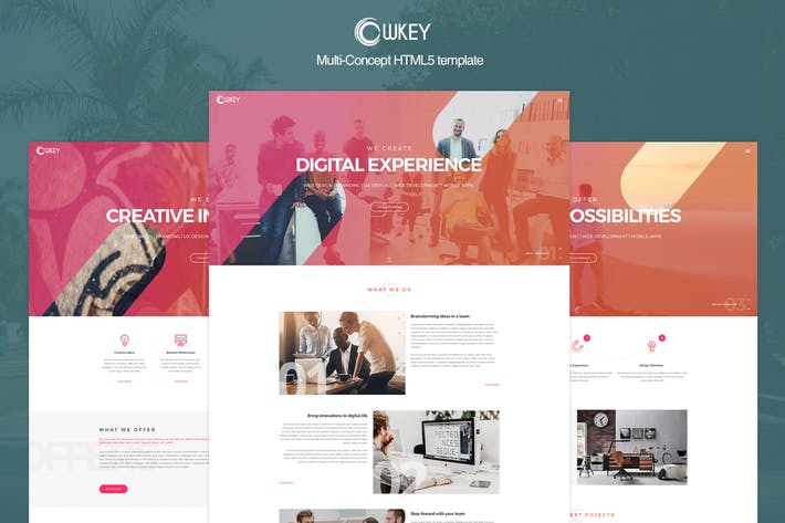 Owkey - Multi-Concept HTML5 template