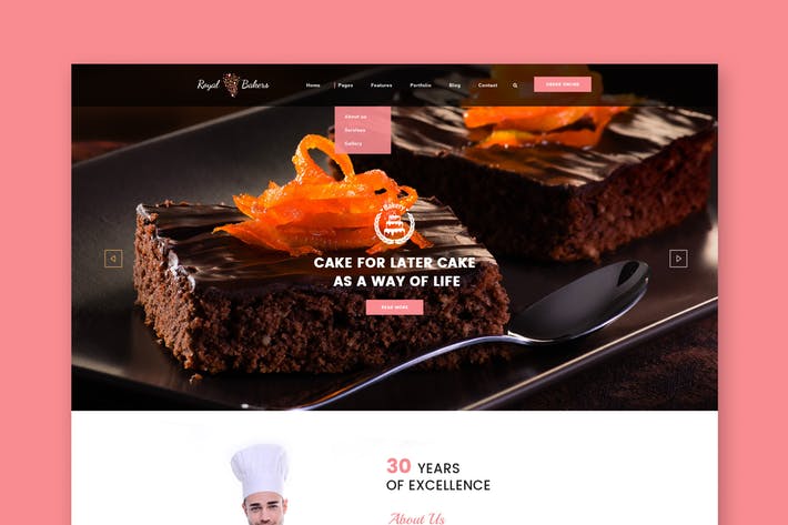 Royal Bakery - Cakery & Bakery HTML Template