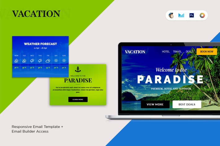 Vacation E-Newsletter Template