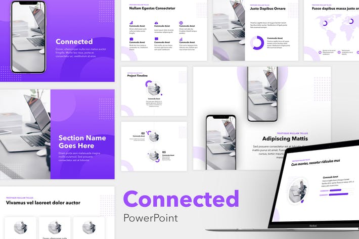 Connected PowerPoint Template