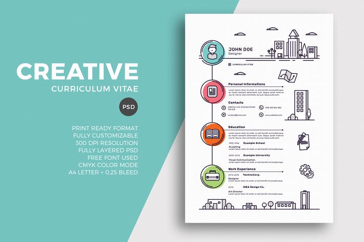 Creative Resume & CV Template - Kho mẫu CV&Resume