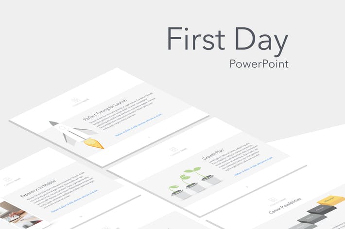 First Day PowerPoint Template