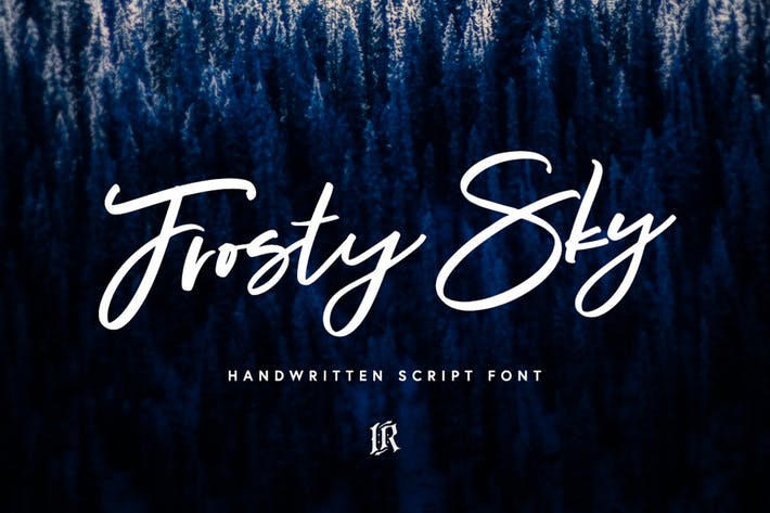 Frosty Sky Font