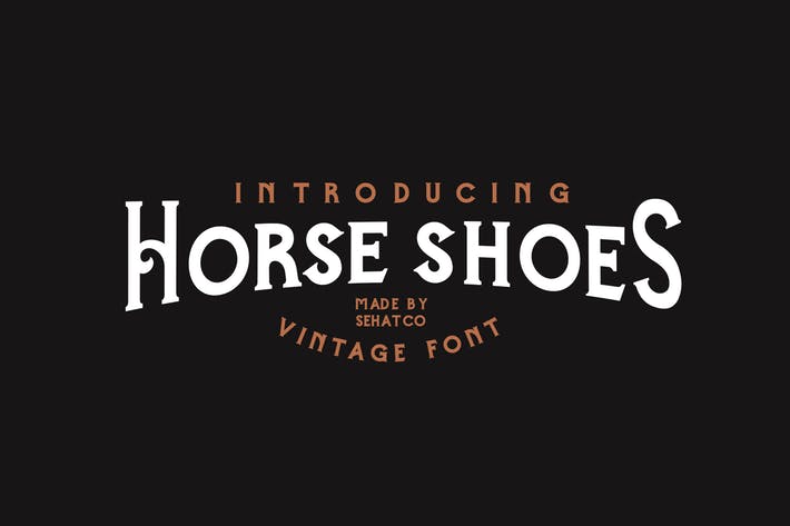 Horse Shoes Font
