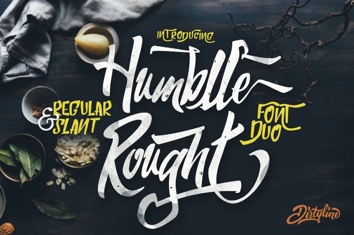 Humblle Rought - Font Duo