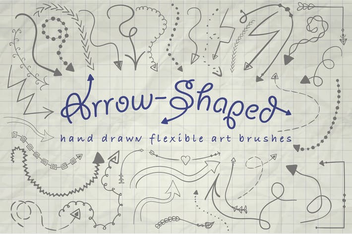Illustrator Arrow-Shaped Art Brushes