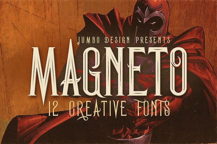 Magneto - Vintage Style Font