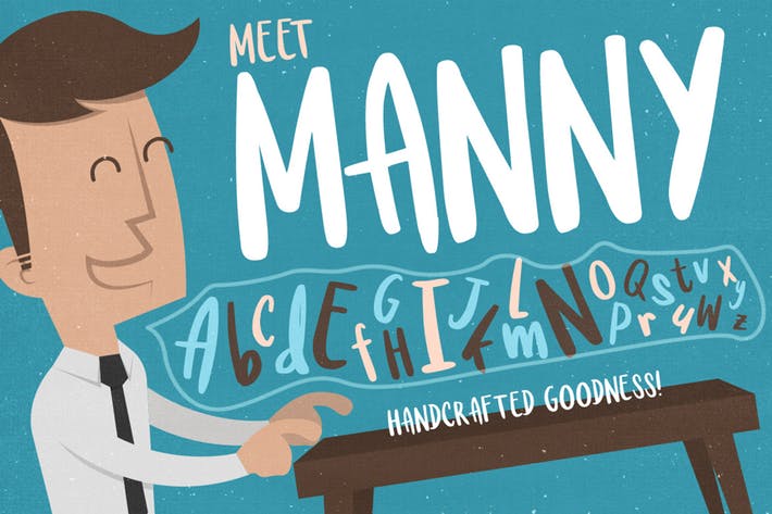 Meet Manny Typeface