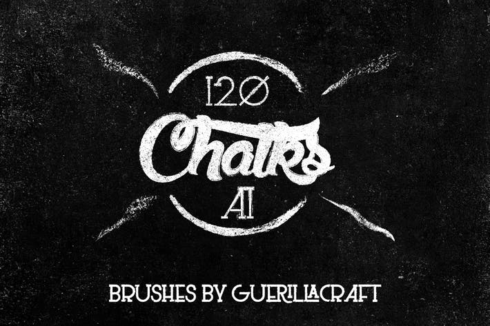 Megapack of Chalks for Adobe Illustrator
