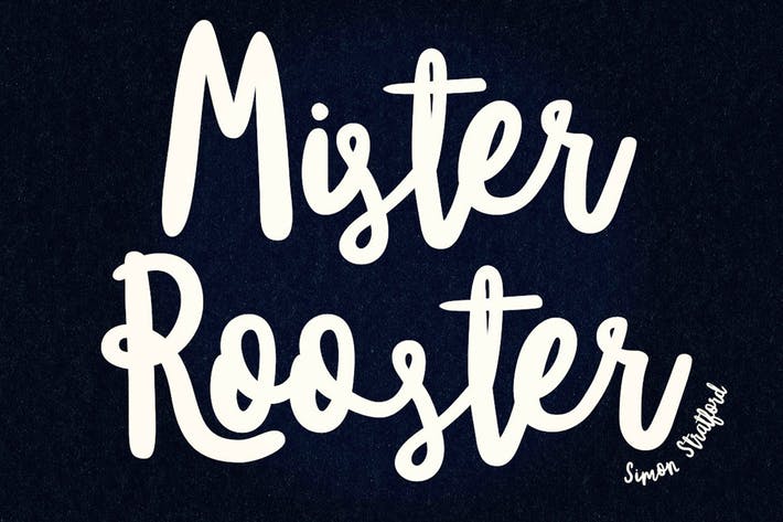 Mister Rooster font