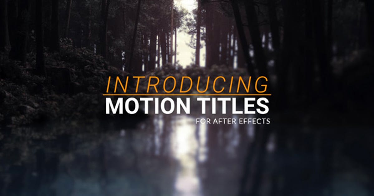 Motion Titles