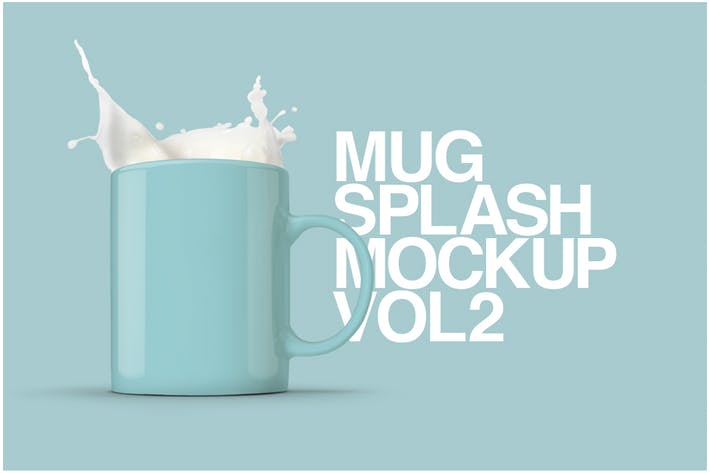 Mug Splash Mockup Vol.2