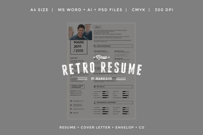 New Retro Resume - Kho mẫu CV&Resume
