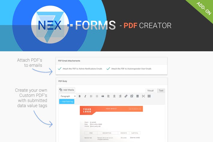 NEX-Forms - PDF Creator