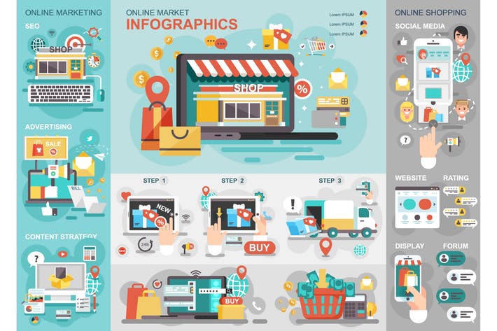 Online Market Infographics