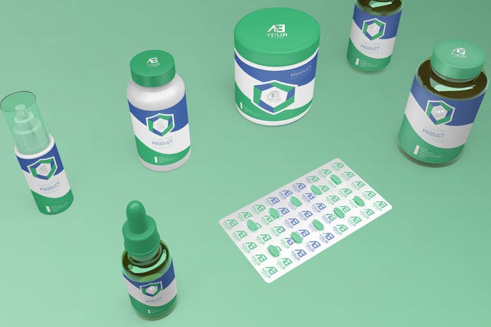 Pharmaceutical Products Mock-up