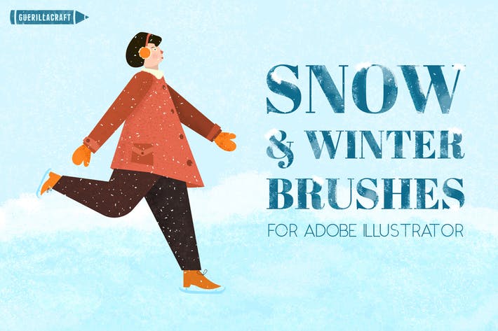 Snow and Winter Brushes for Adobe Illustrator