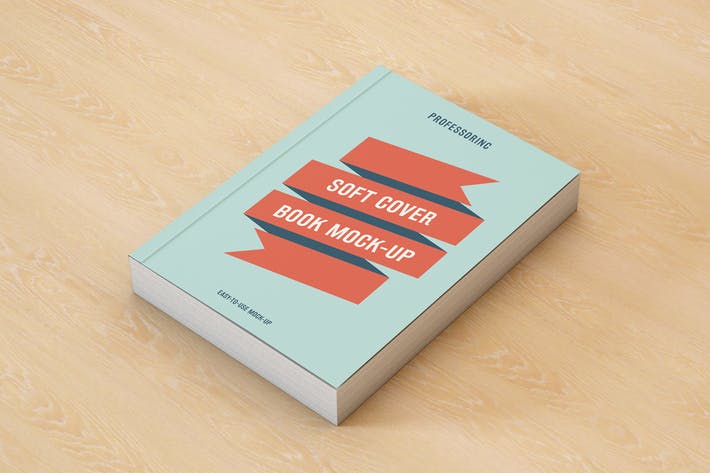 Soft Cover Book Mock-Up