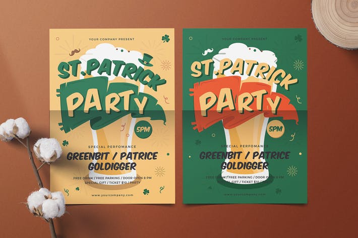 St.Patrick Celebration Flyer