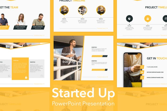 Started Up PowerPoint Template