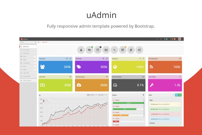 uAdmin - Bootstrap Admin Template