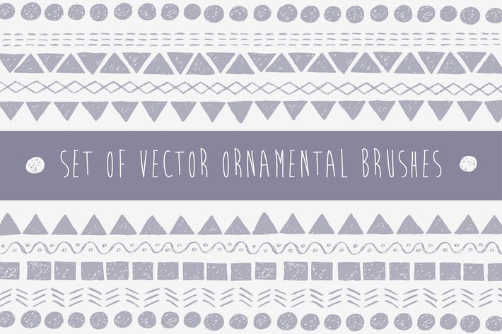 Vector Pattern Brushes Set