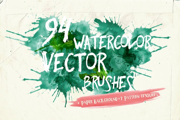 Watercolor Vector Art Brushes